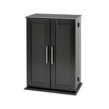Alternate image for Locking Media Storage Cabinet with Shaker Doors For CDs & DVDs