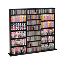 Alternate image for Triple Width Wall Storage - CDs & DVDs