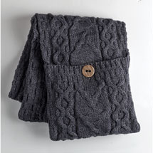 Alternate image for Galway Bay Irish Wool Pocket Scarf