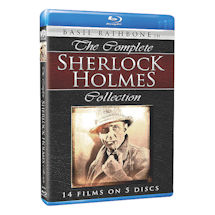 Alternate image for Basil Rathbone Sherlock Holmes: Complete DVD & Blu-ray