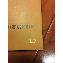Alternate image for Leather-Bound Ben Hogan's Five Lessons of Golf Book - Personalized