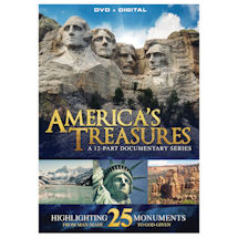 Alternate image for America's Treasures: A 12-Part Documentary Series Highlighting 25 Monuments DVD