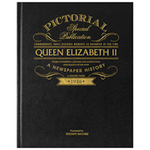 Alternate image for Queen Elizabeth II Personalized Pictorial History Hardcover Book