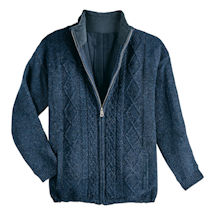 Alternate image for Men's Aran Sweater Jacket