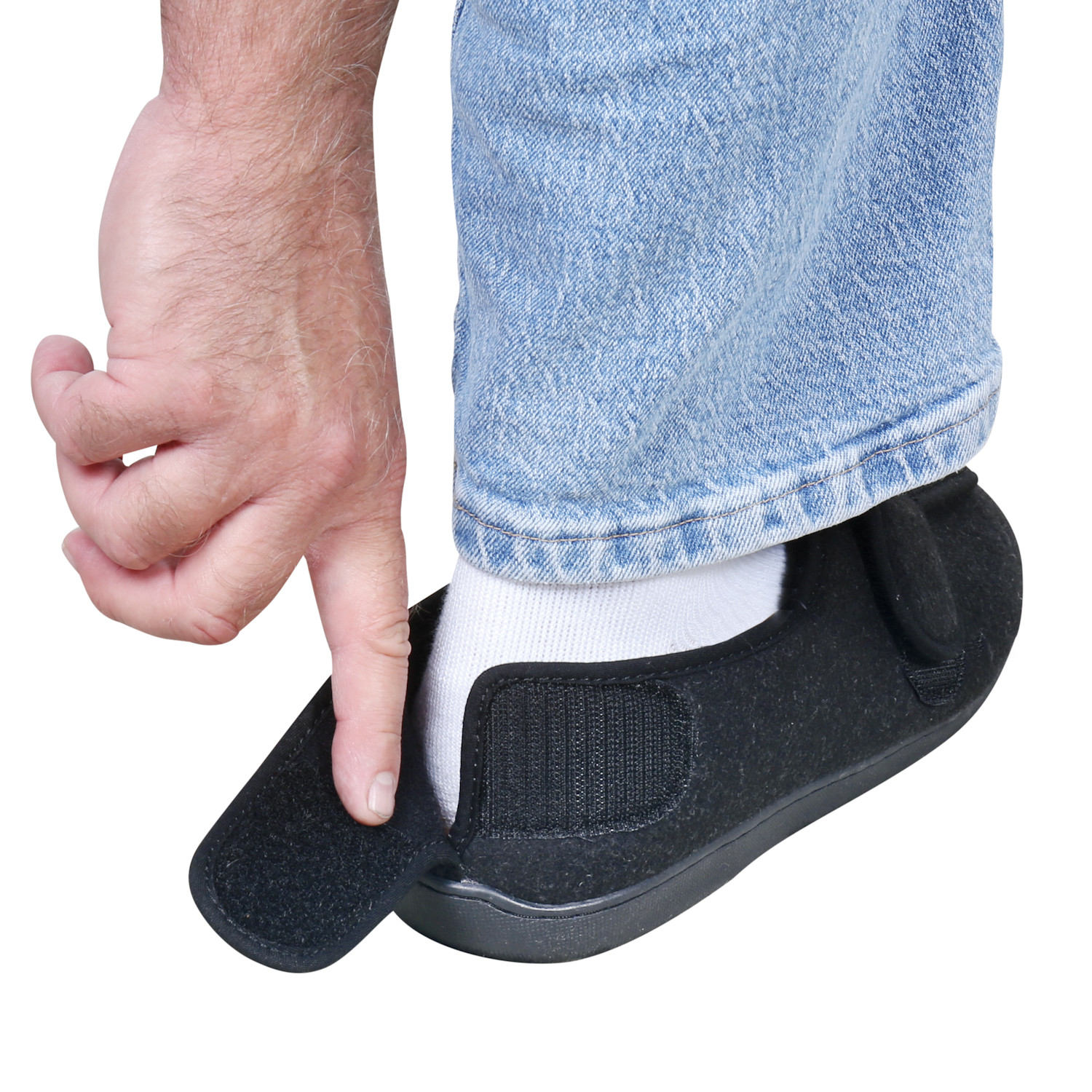 Men's Foamtreads Extra-Depth Wool Slippers - For Sensitive Swollen Feet ...