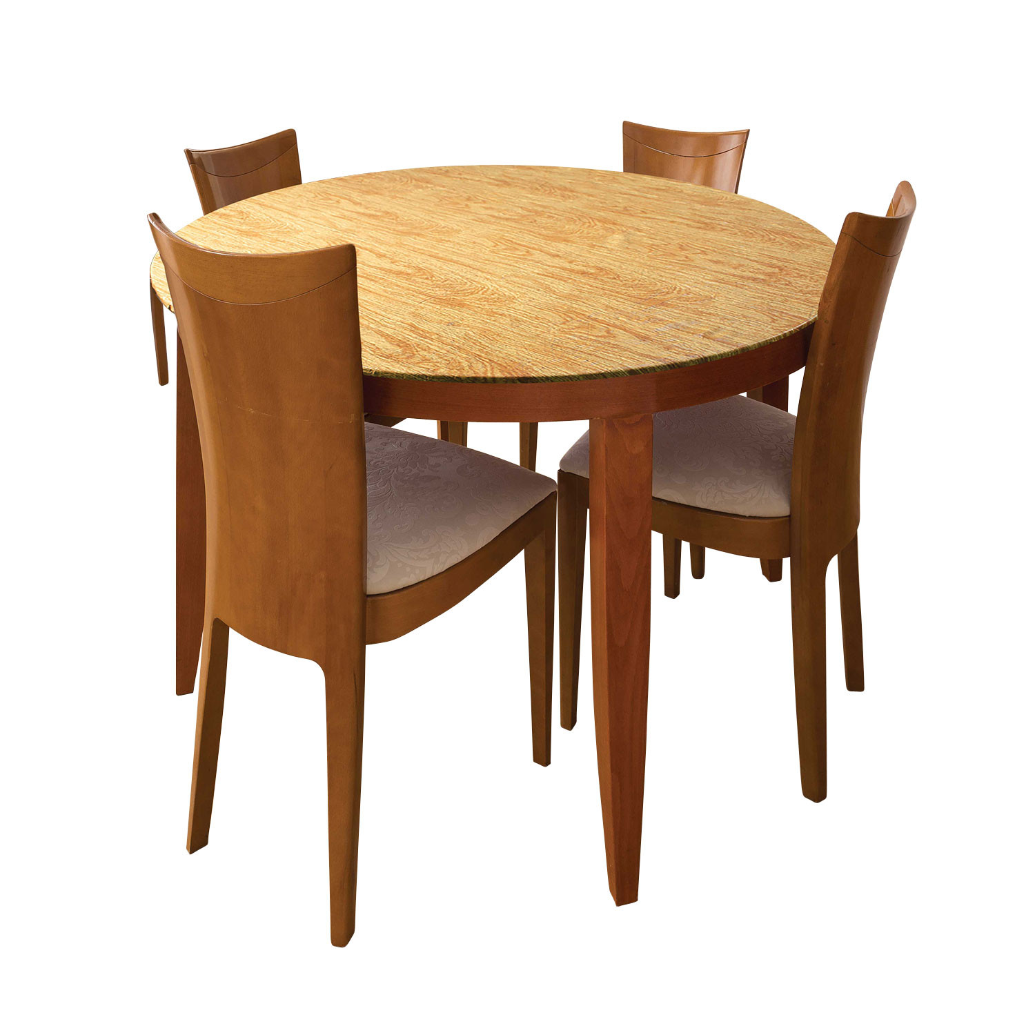 Fitted Round Table Covers - Indoor/Outdoor Decorative Stretc
