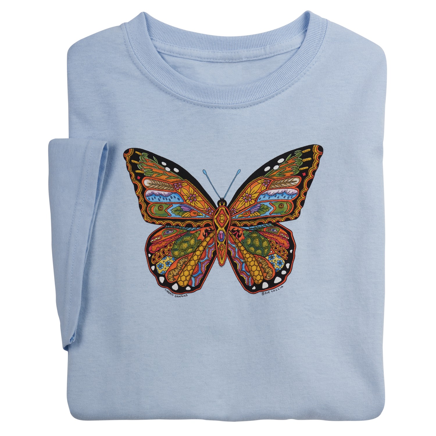 Sue Coccia Monarch Butterfly Tee | Signals | HAS352
