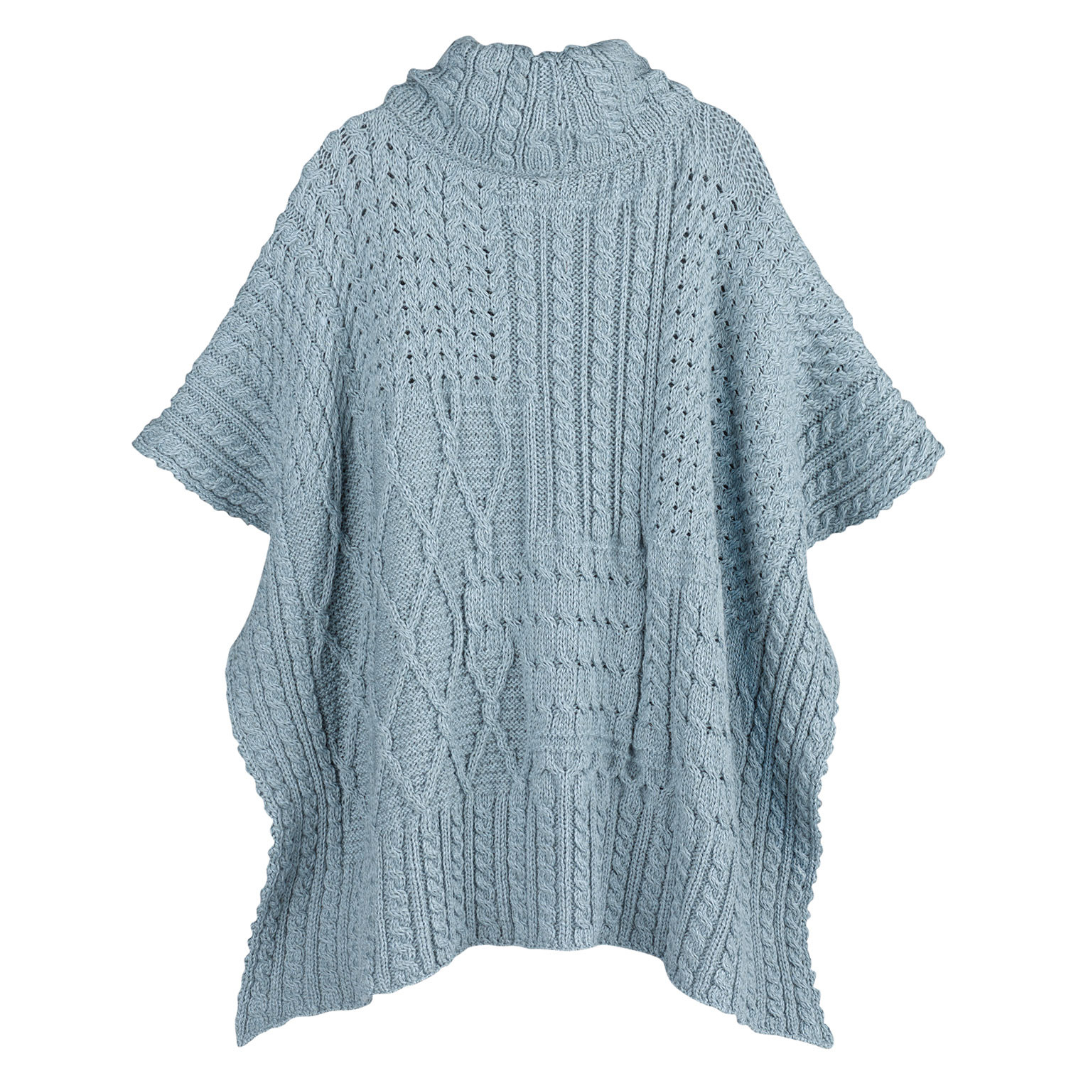 Merino Patchwork Poncho | 1 Review | 5 Stars | Signals | HY5746