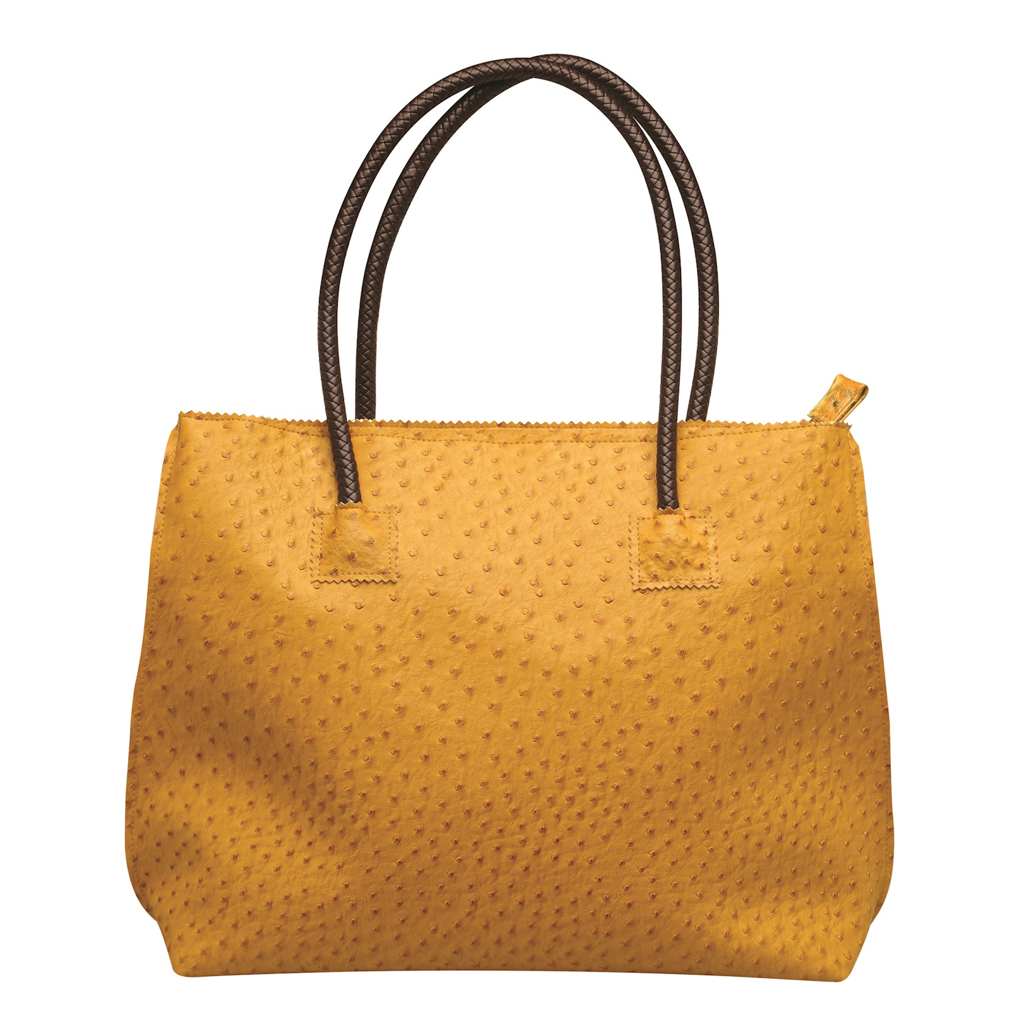 Faux Ostrich Tote Bag - Vegan Leather Handbag | Signals