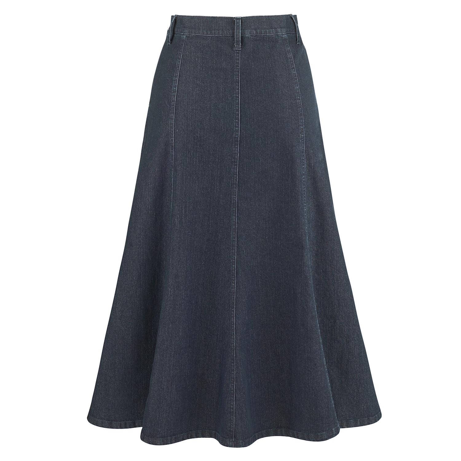 LA Blues Women's Size 22 Front Zip Denim Maxi Skirt Modest Straight 36 ...