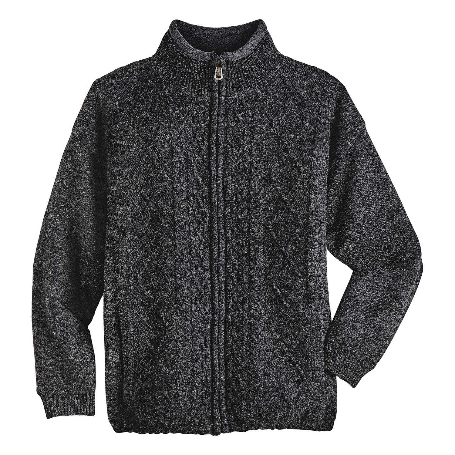Men's Aran Sweater Jacket | Signals